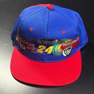 Vintage retro Nascar Baseball Hat Snapback DuPont 24 GMAC RACING Jeff Gordon